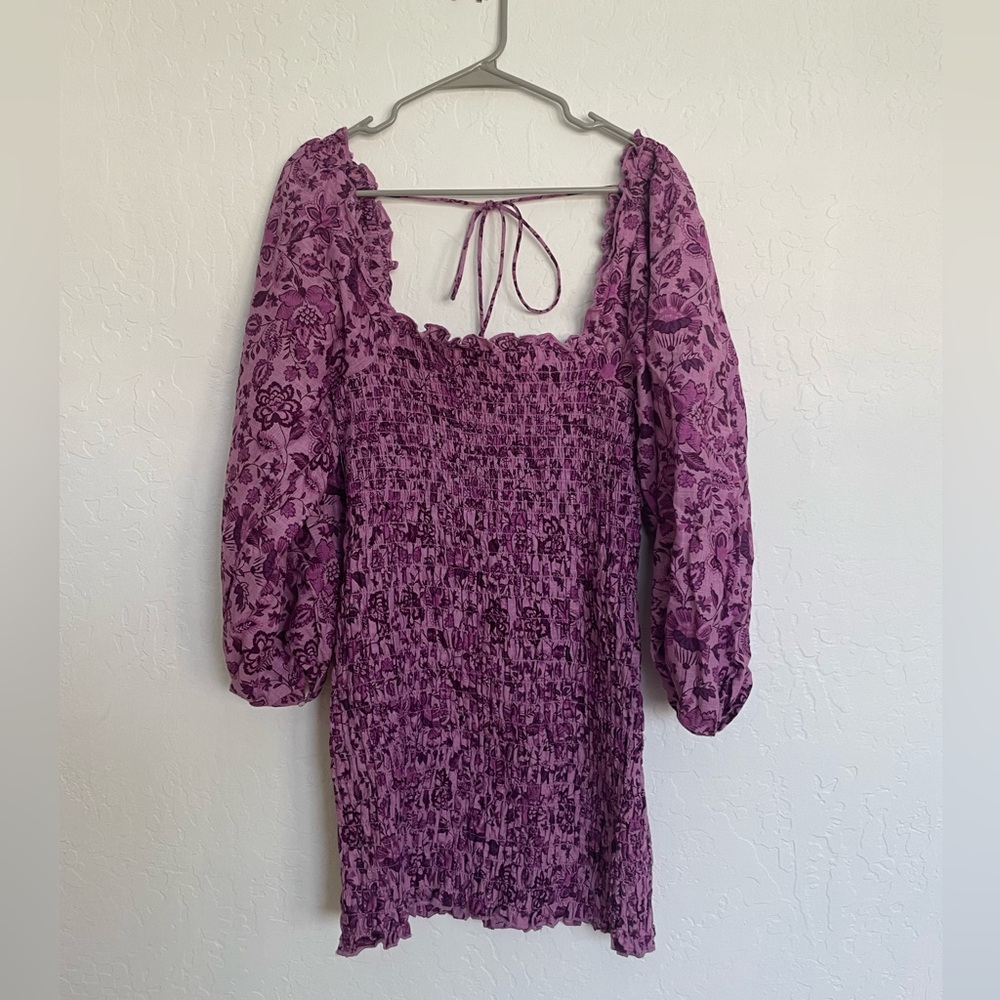 Free People smock it to me mini dress, size M